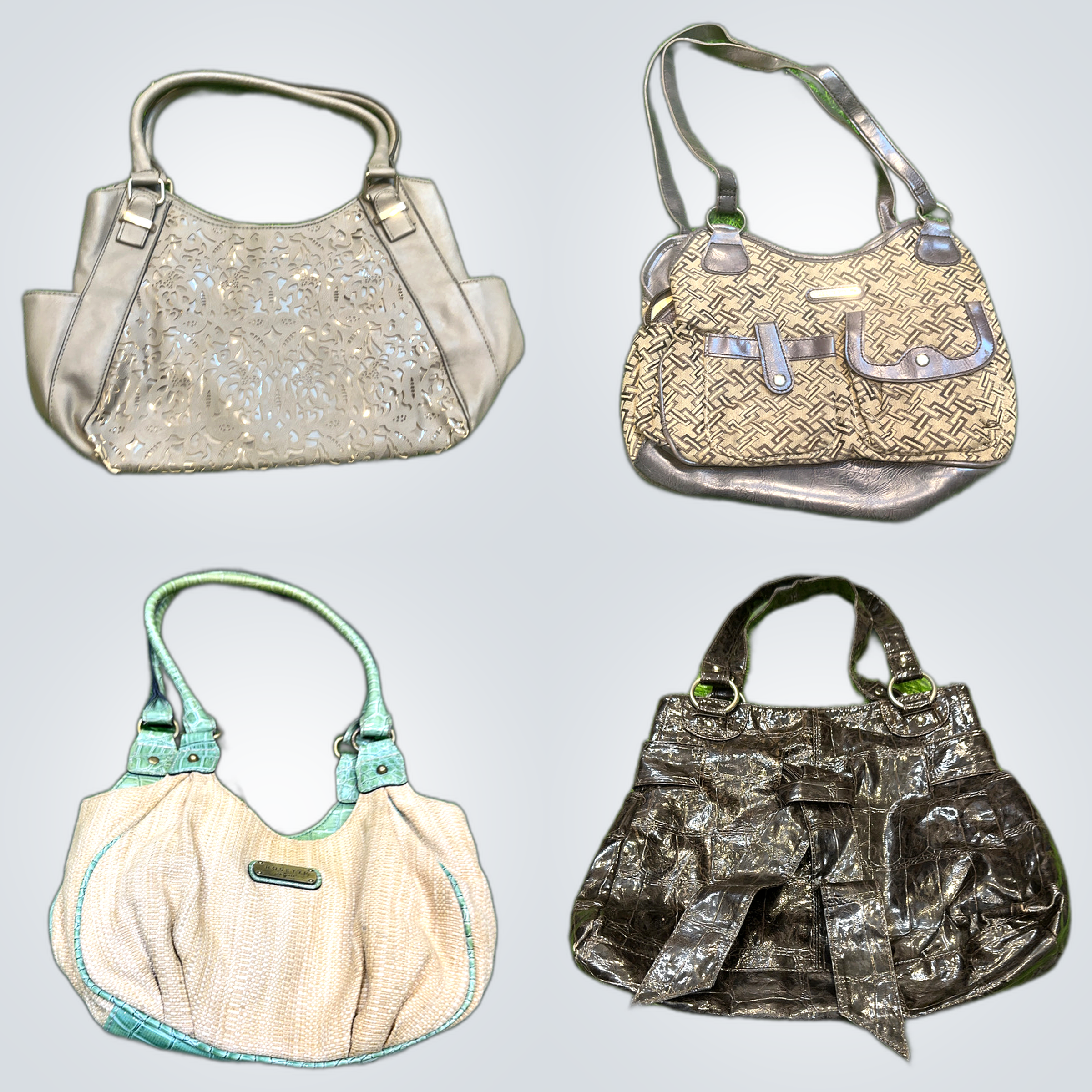 Coach Fendi Handbag Bundle 10pcs Luxury Tote Shoul..