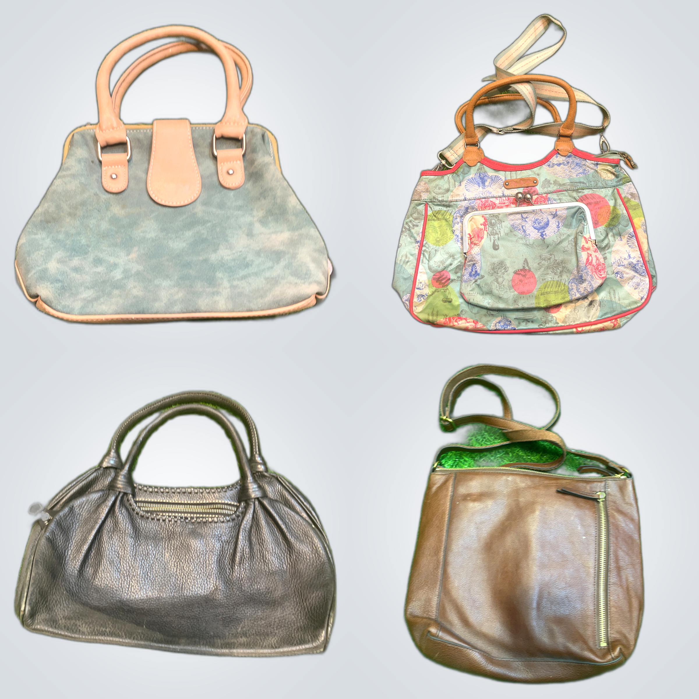 Leather Handbag Bundle: Jessica Simpson, Fossil, L..