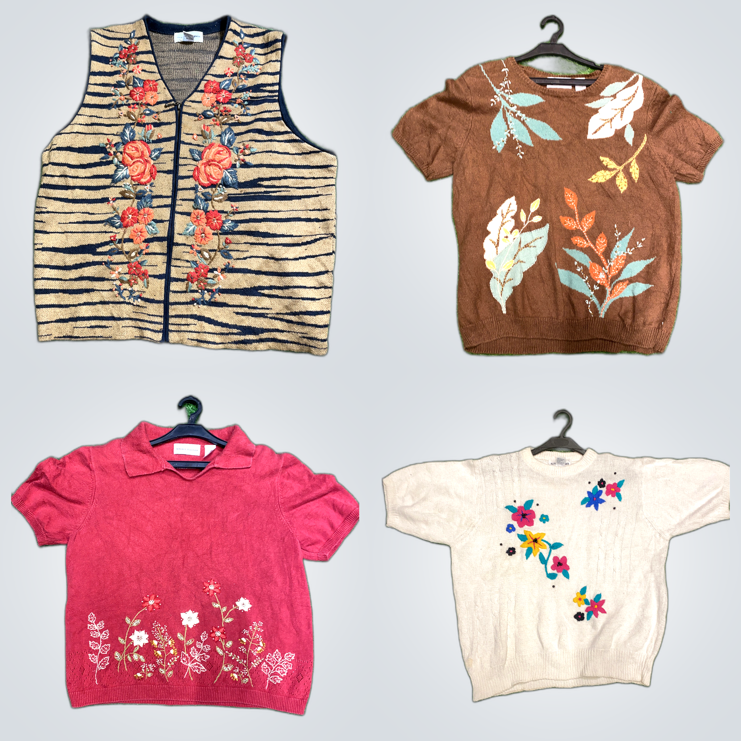 Y2K Floral Knitwear Bundle
