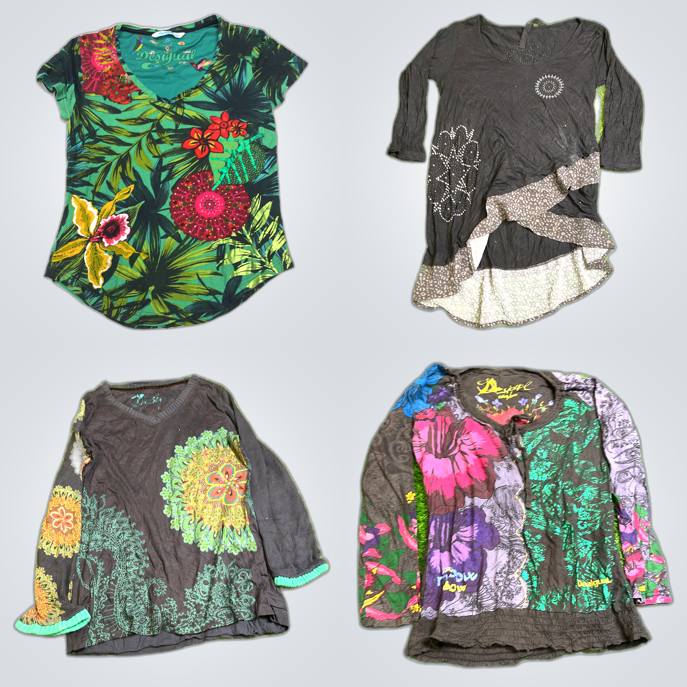 desigual printed blouse