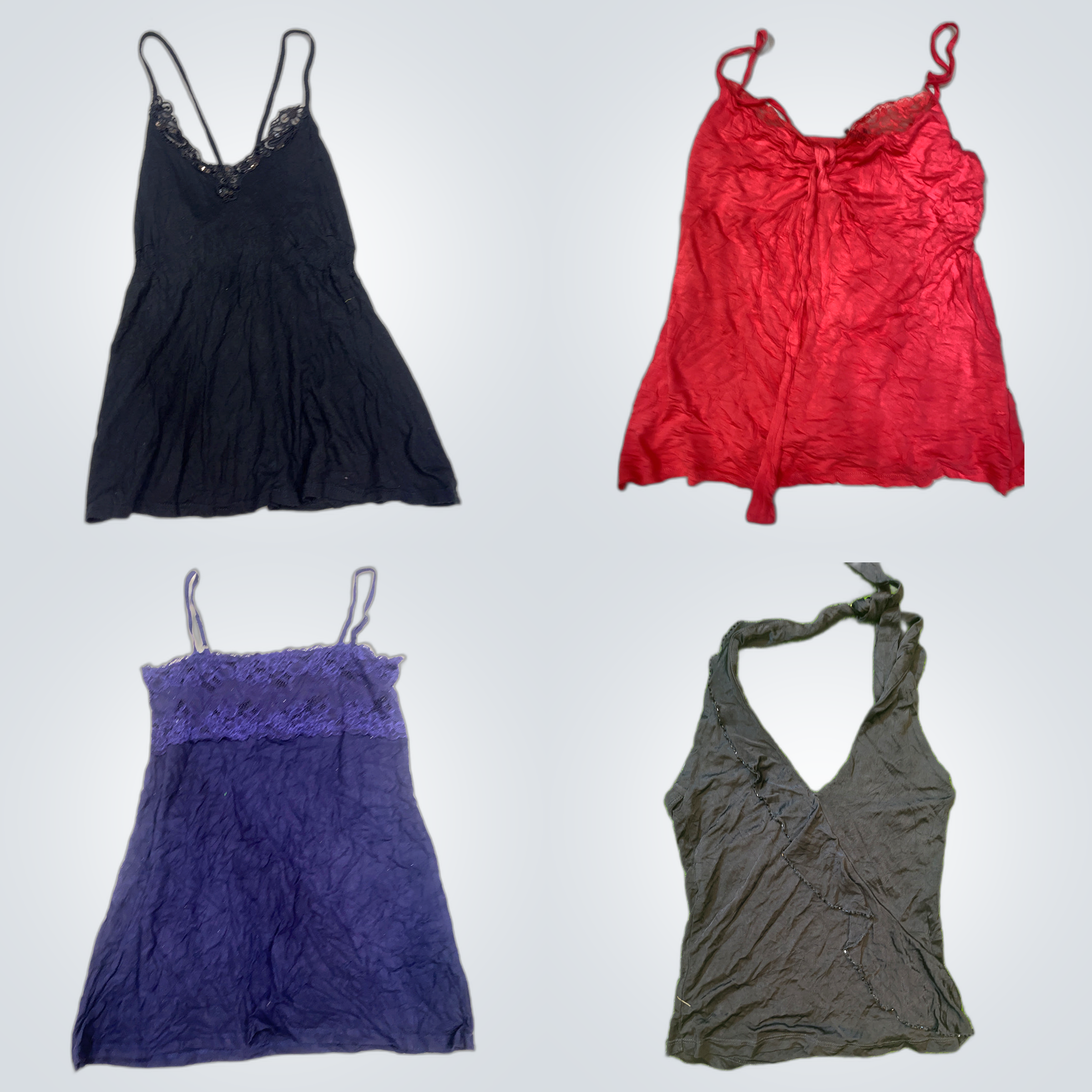 H&M Y2K Lace Trim Camisoles