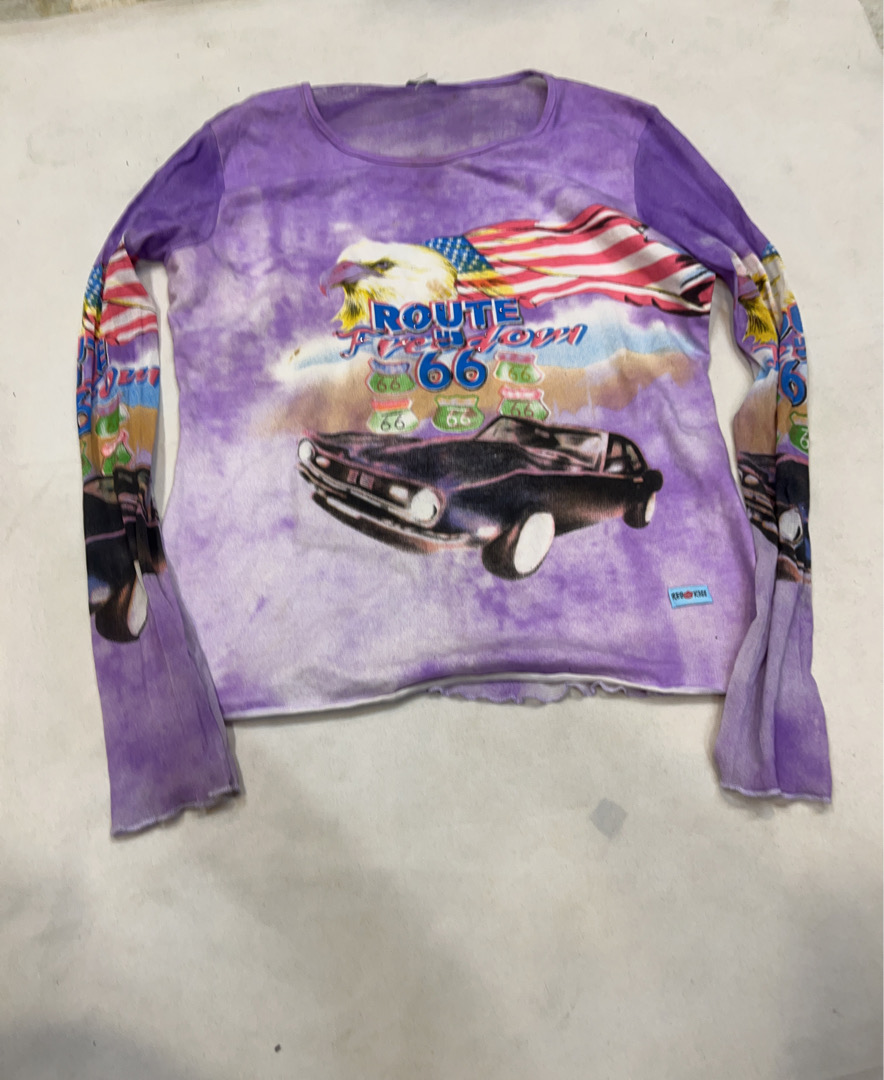 Route 66 Graphic Long Sleeve Shirt