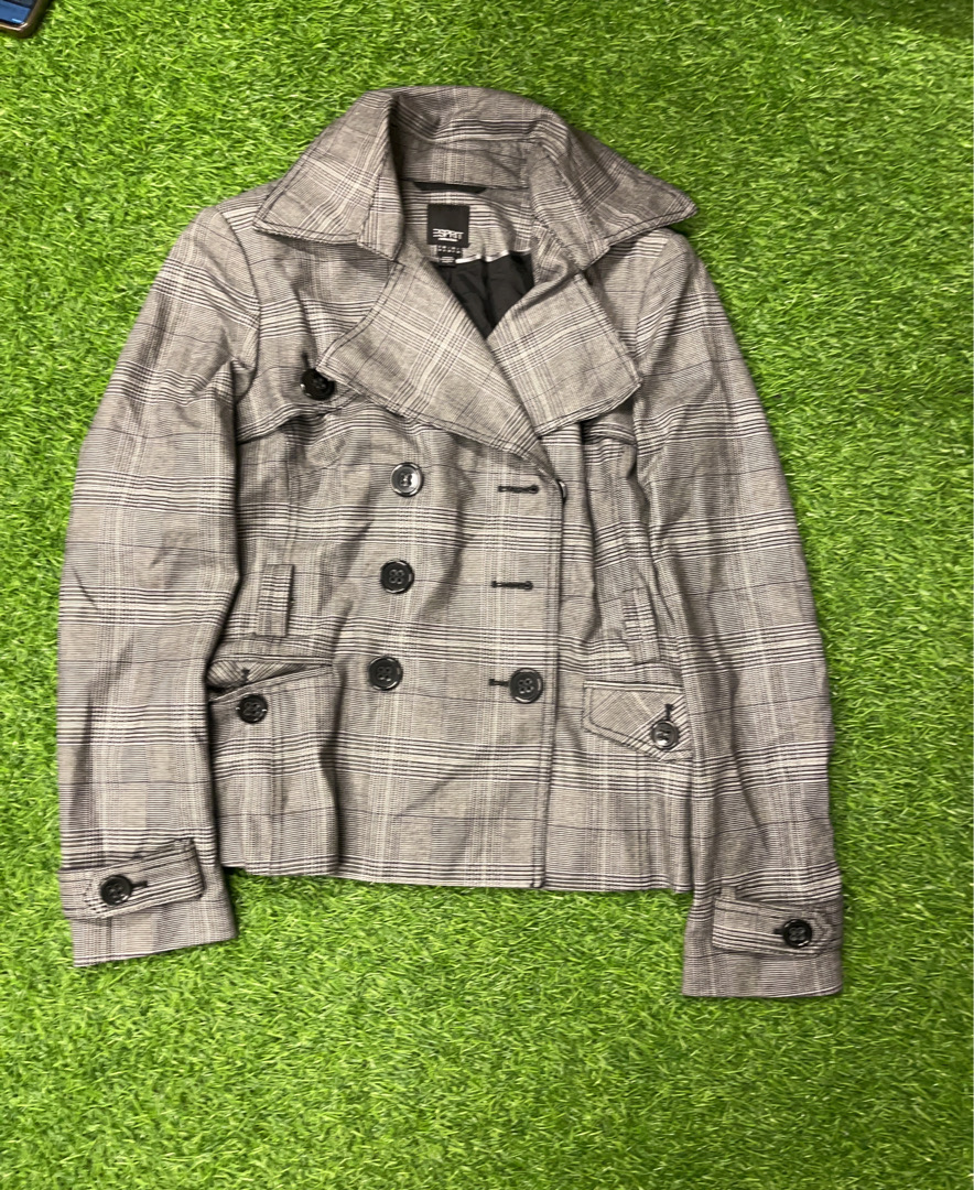 Esprit Plaid Coat