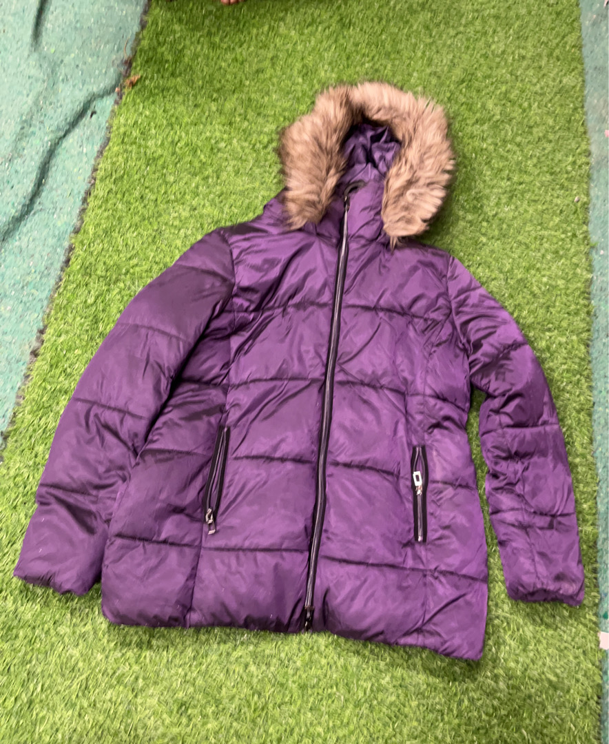 Bonita Purple Puffer Jacket