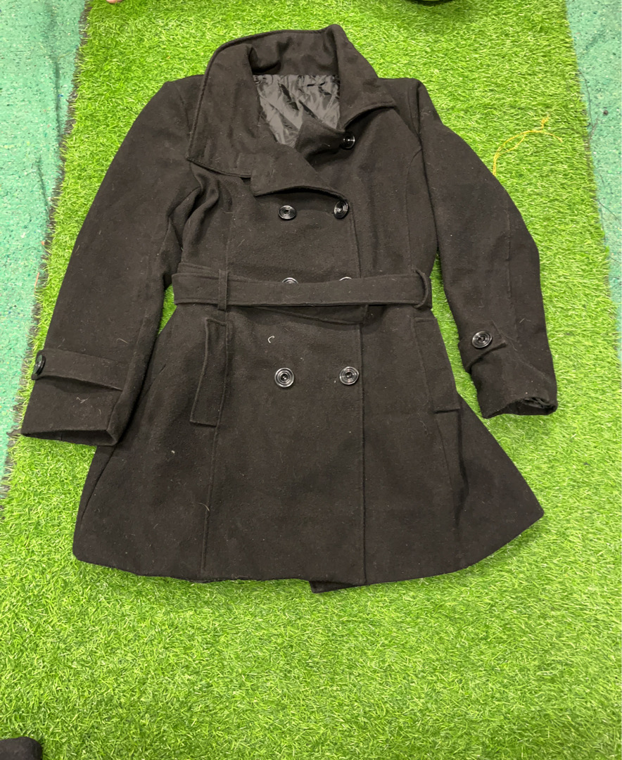 Women's Black Pea Coat