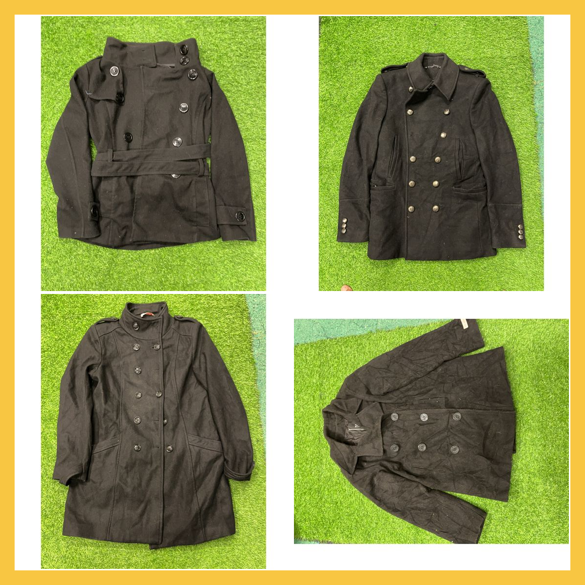 Camateau & More Trench Coat Bundle Military Pea Co..
