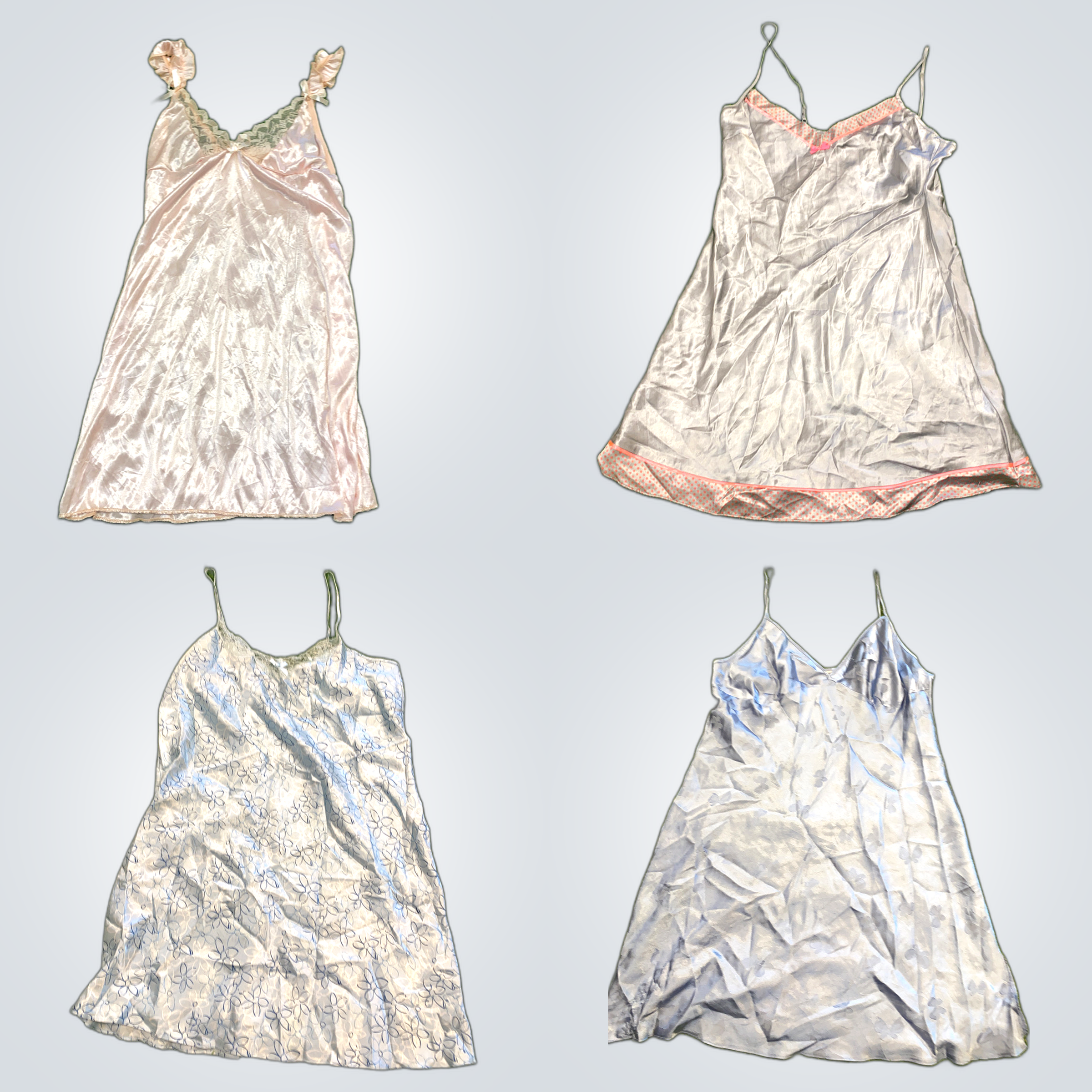 White Lace Slip Dresses