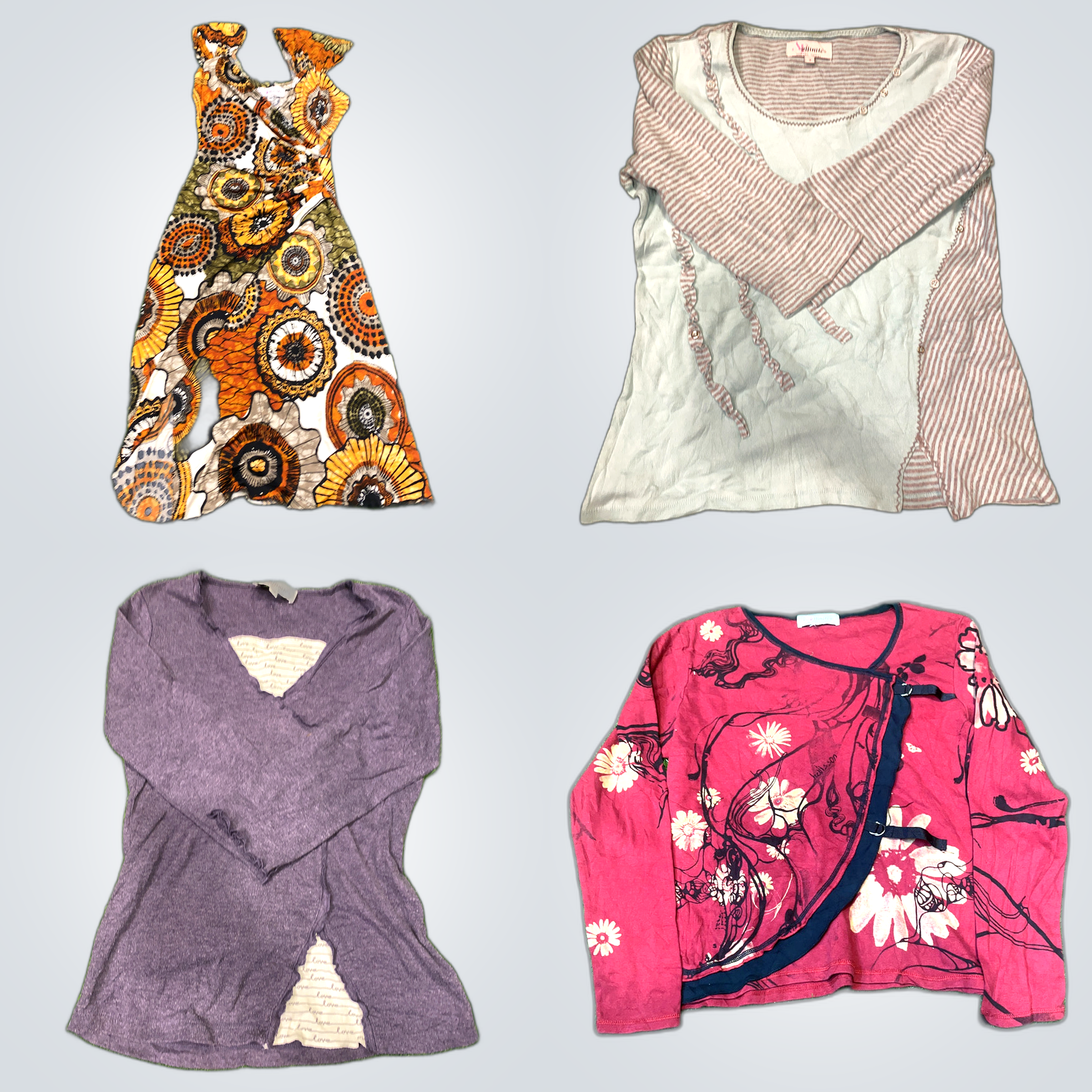 Affinités Y2K Printed Blouses