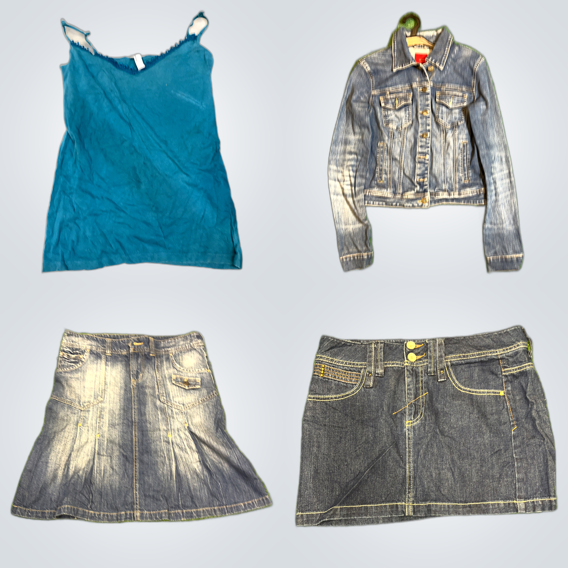 Vero Moda Y2K Lace Trim Camisoles