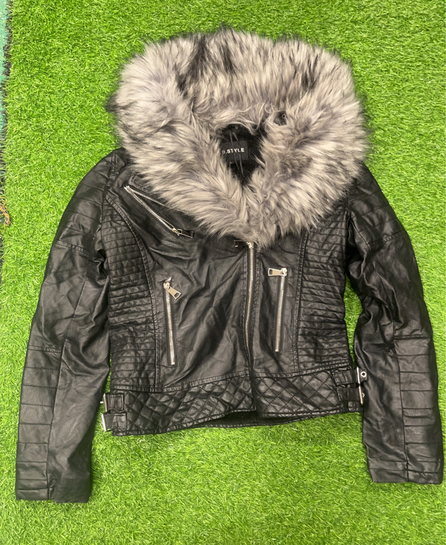 Black Faux Fur Jacket