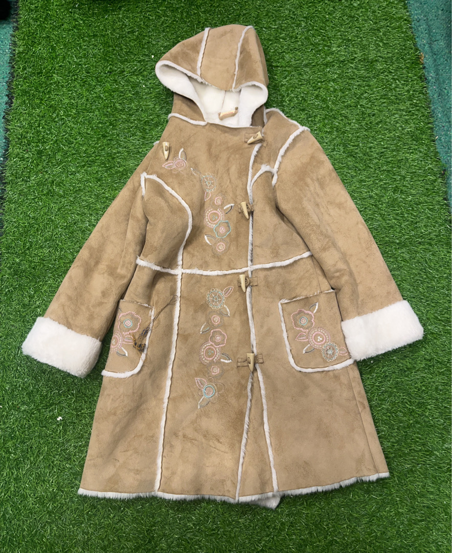 Cherokee Tan Faux Fur Coat