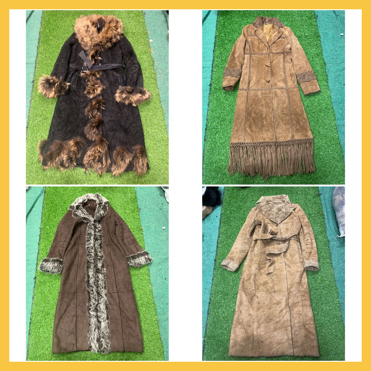 Luxury Coat Bundle - Fur, Shearling & Wool Mix - G..