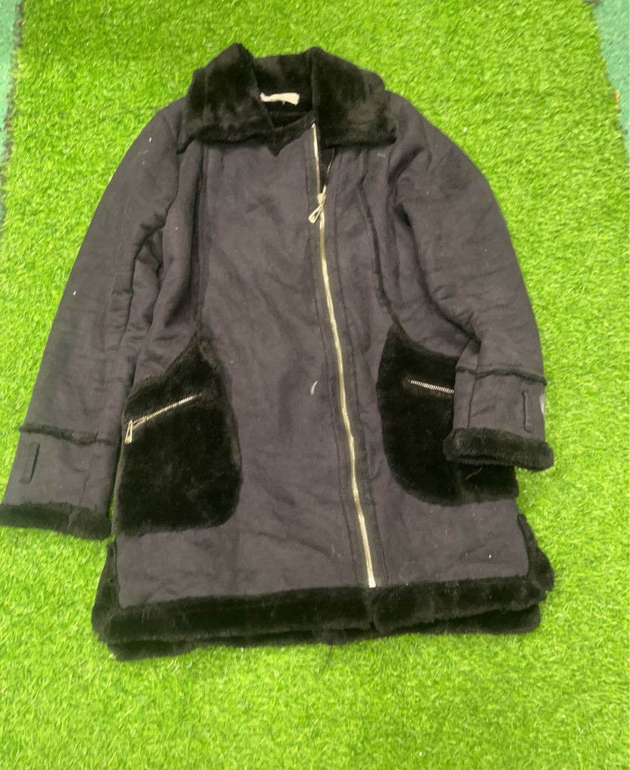 Shadows Black Fur-Lined Jacket