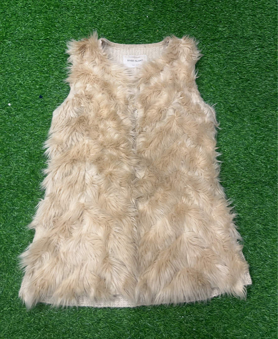 River Island Furry Vest