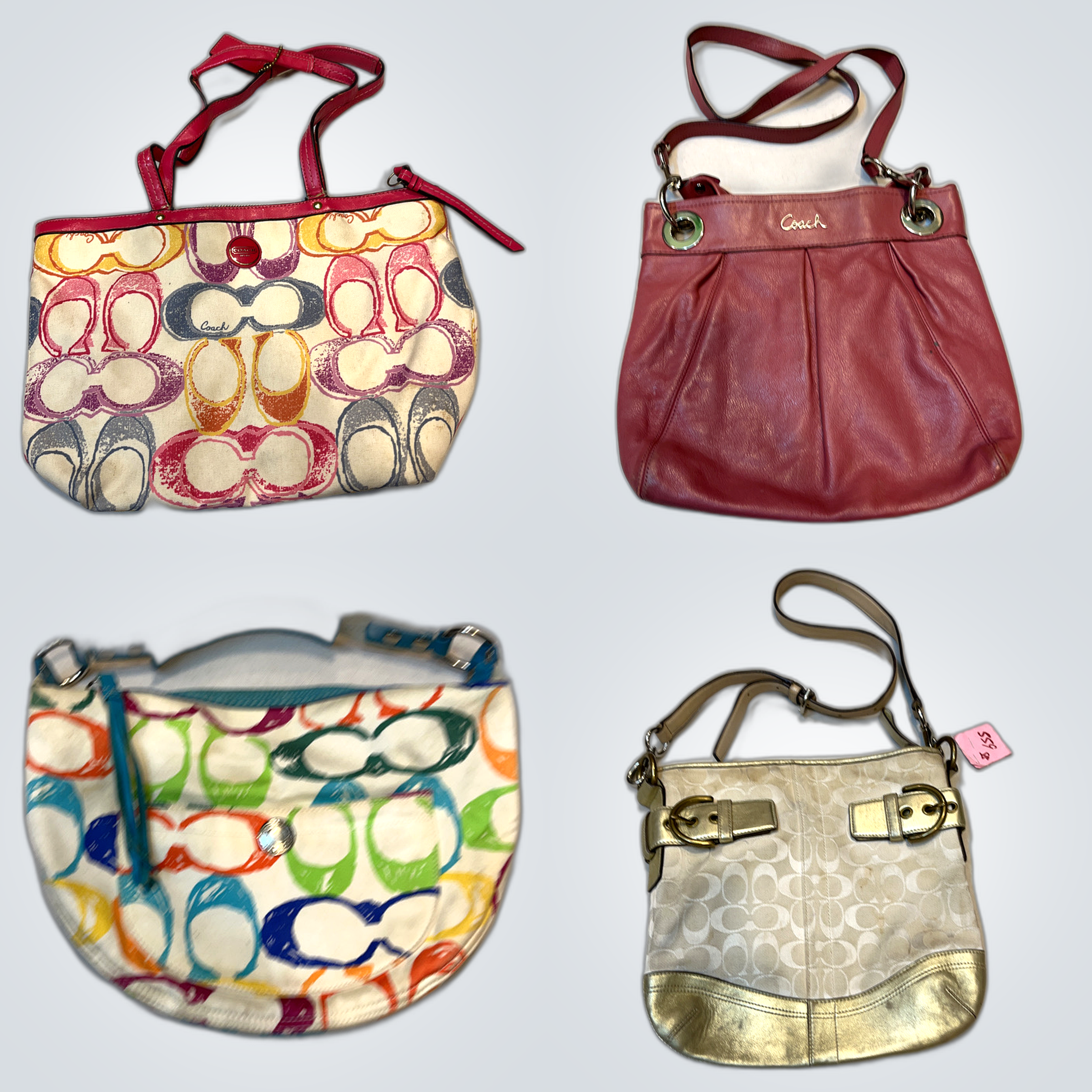 Coach Handbag Bundle 10pcs Luxury Small Purses Sho..