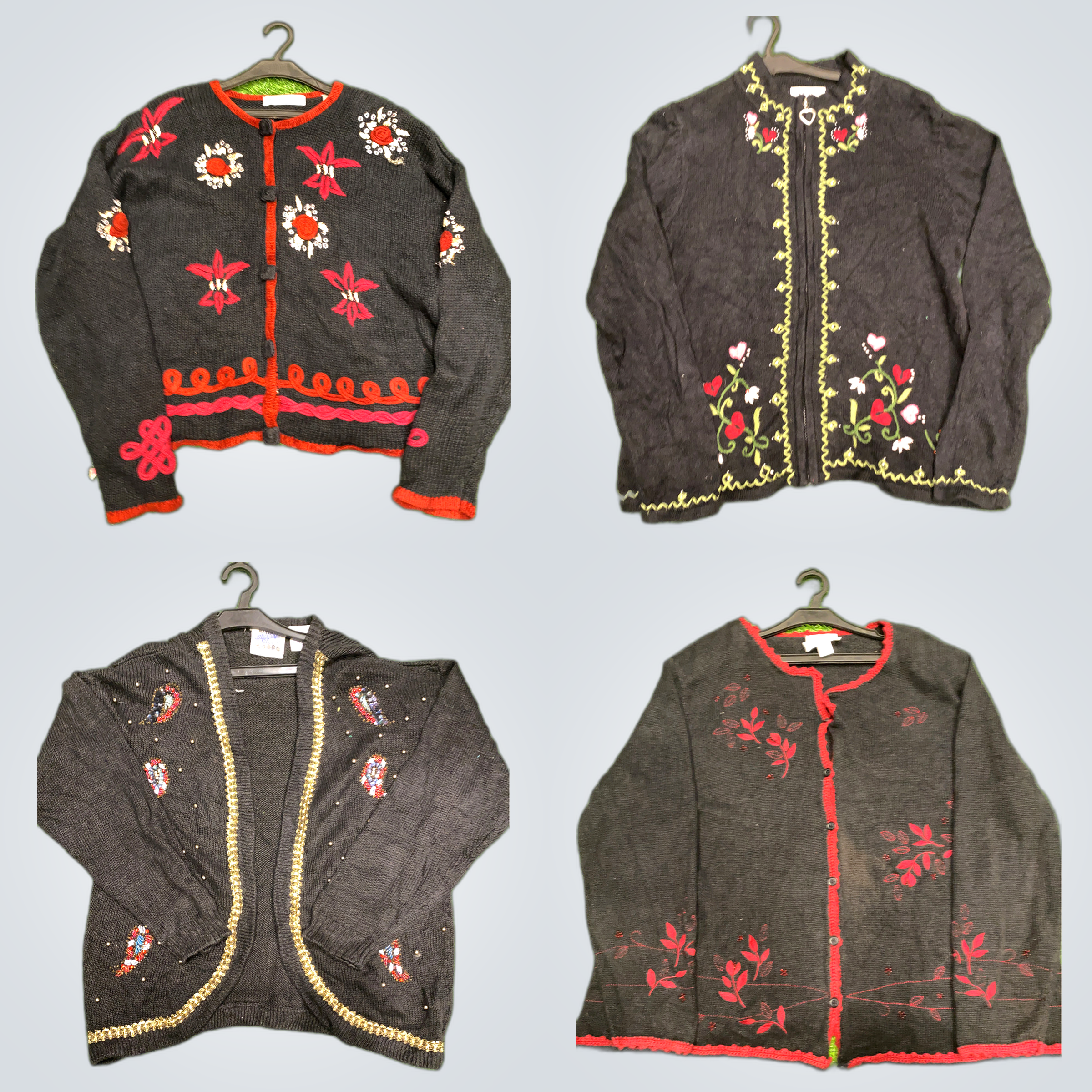 Vintage Embroidered Cardigans