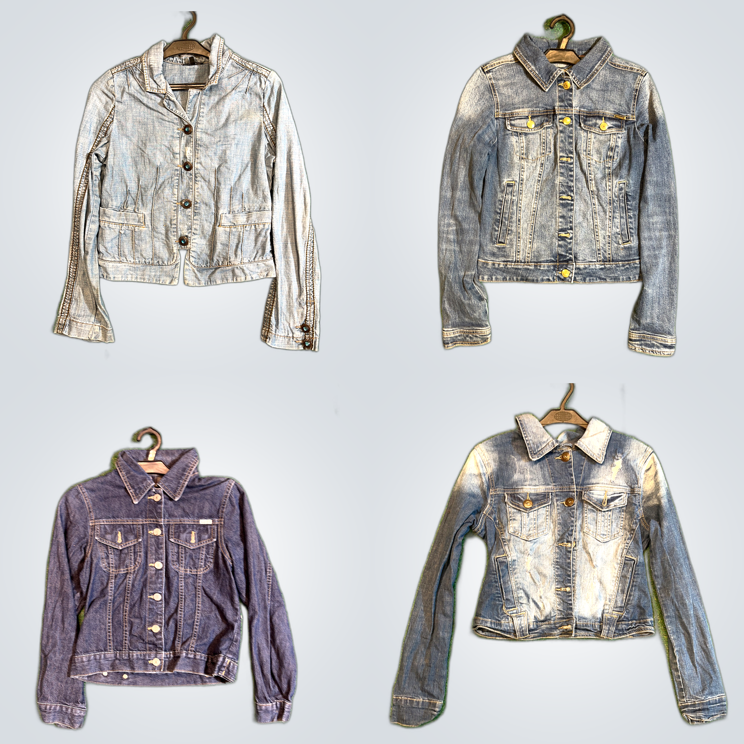 Y2K Denim Racer Jacket