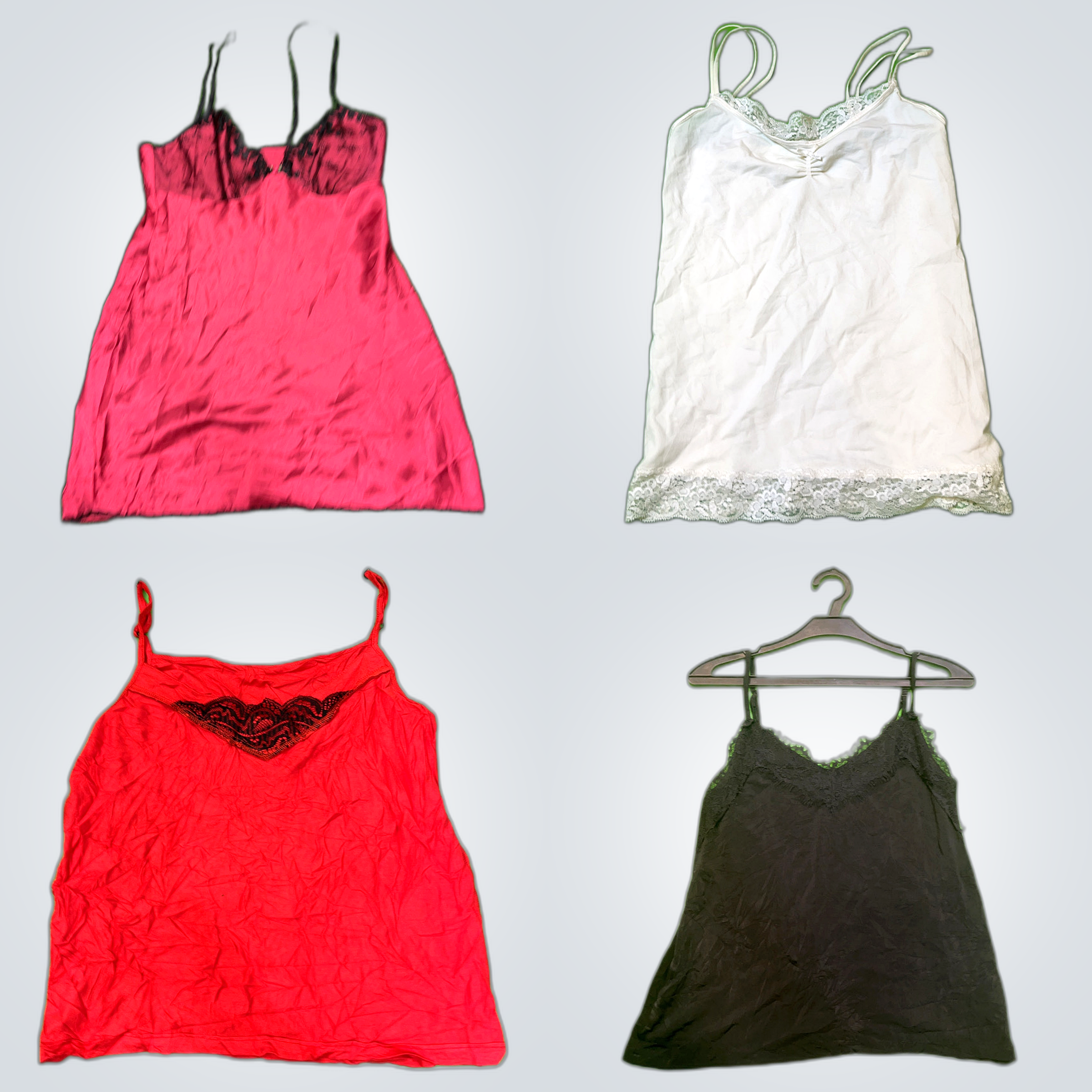 Y2K Camisoles Lace Trim