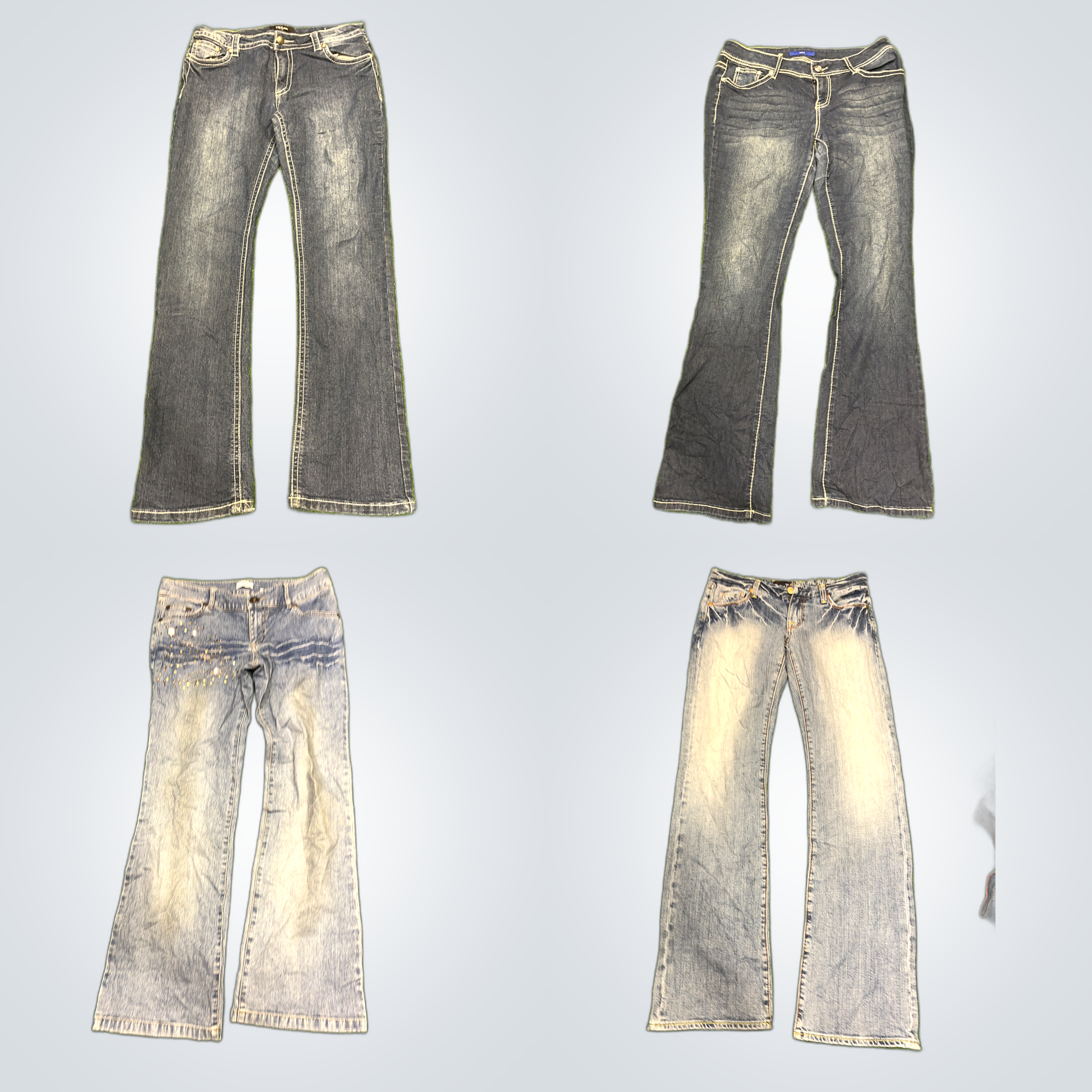 Jean Bootcut et Slim en 5 pièces