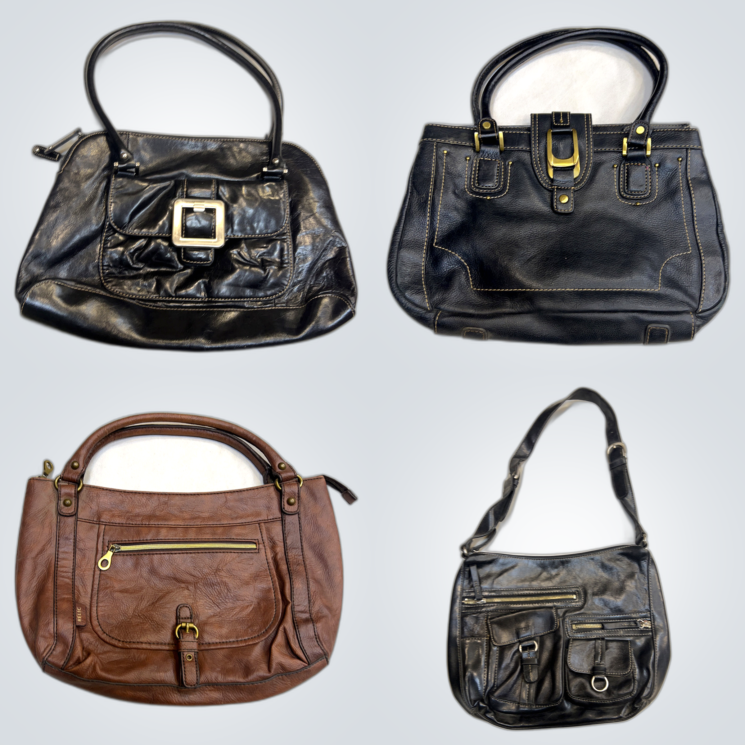 Petits sacs à main en cuir vintage