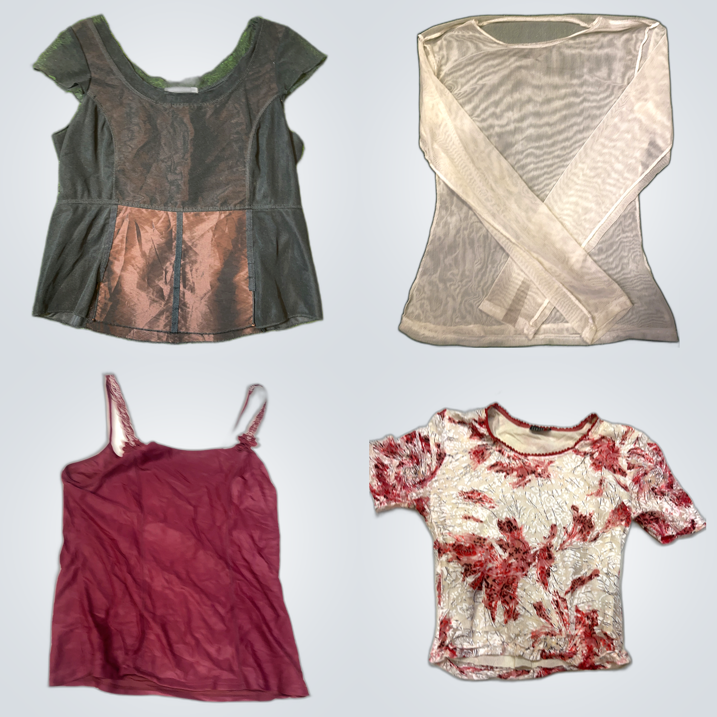 Ensemble de blouses transparentes WEARHOUSE SAMOON..