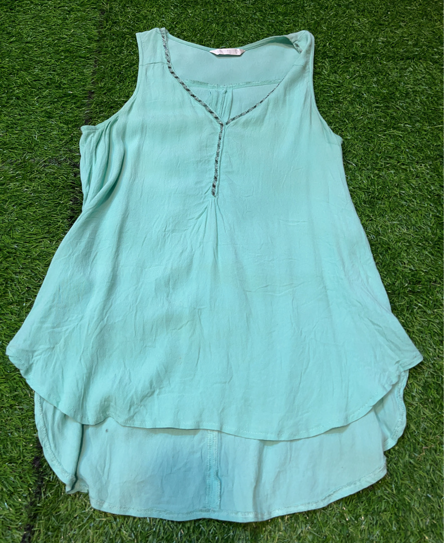 Light Blue Sleeveless Top