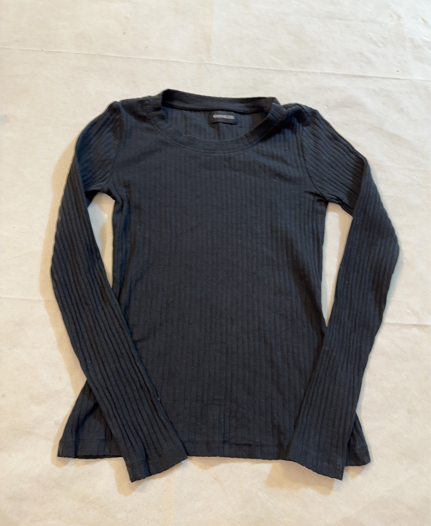 even&odd Long Sleeve Ribbed Top