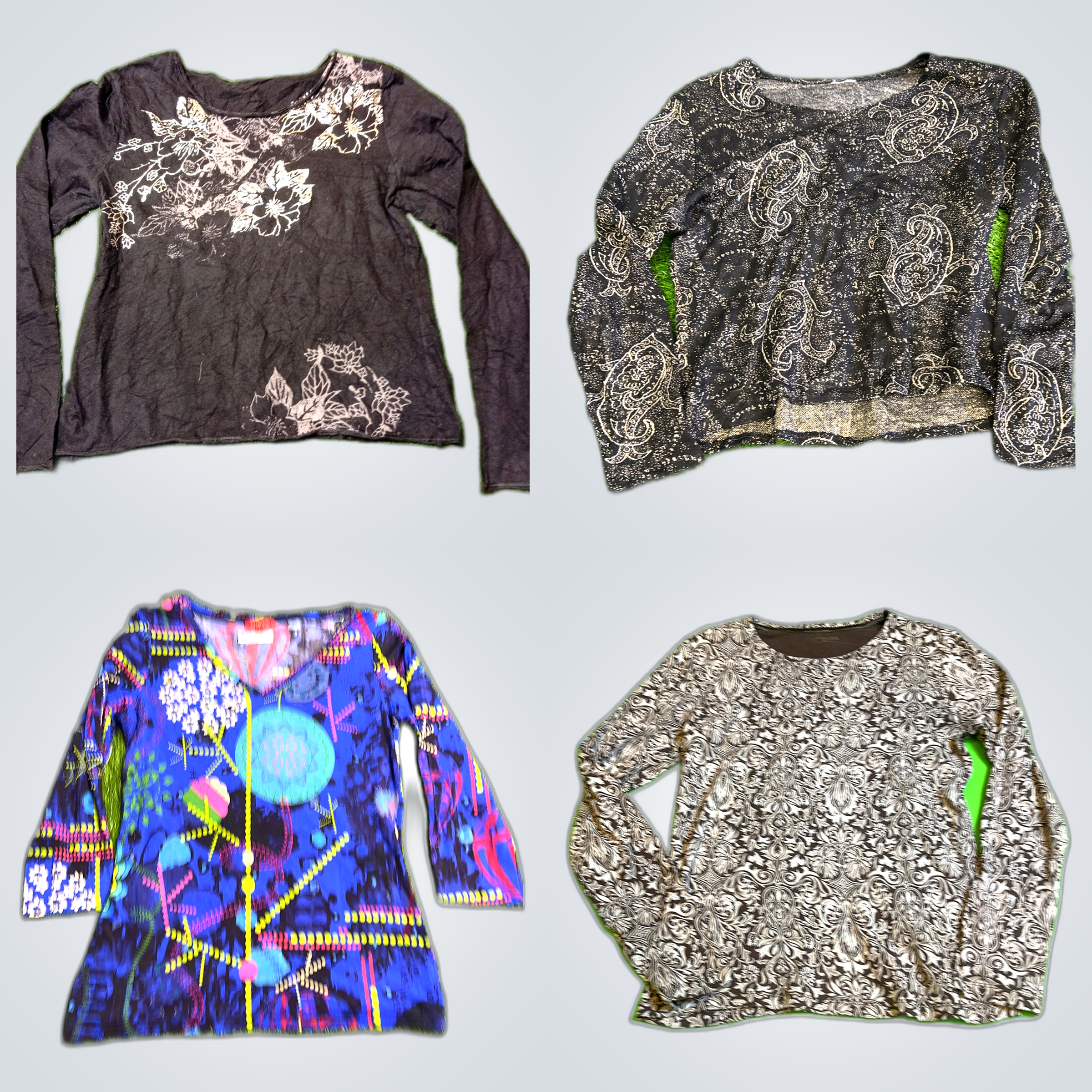 Y2K Long Sleeve Blouses