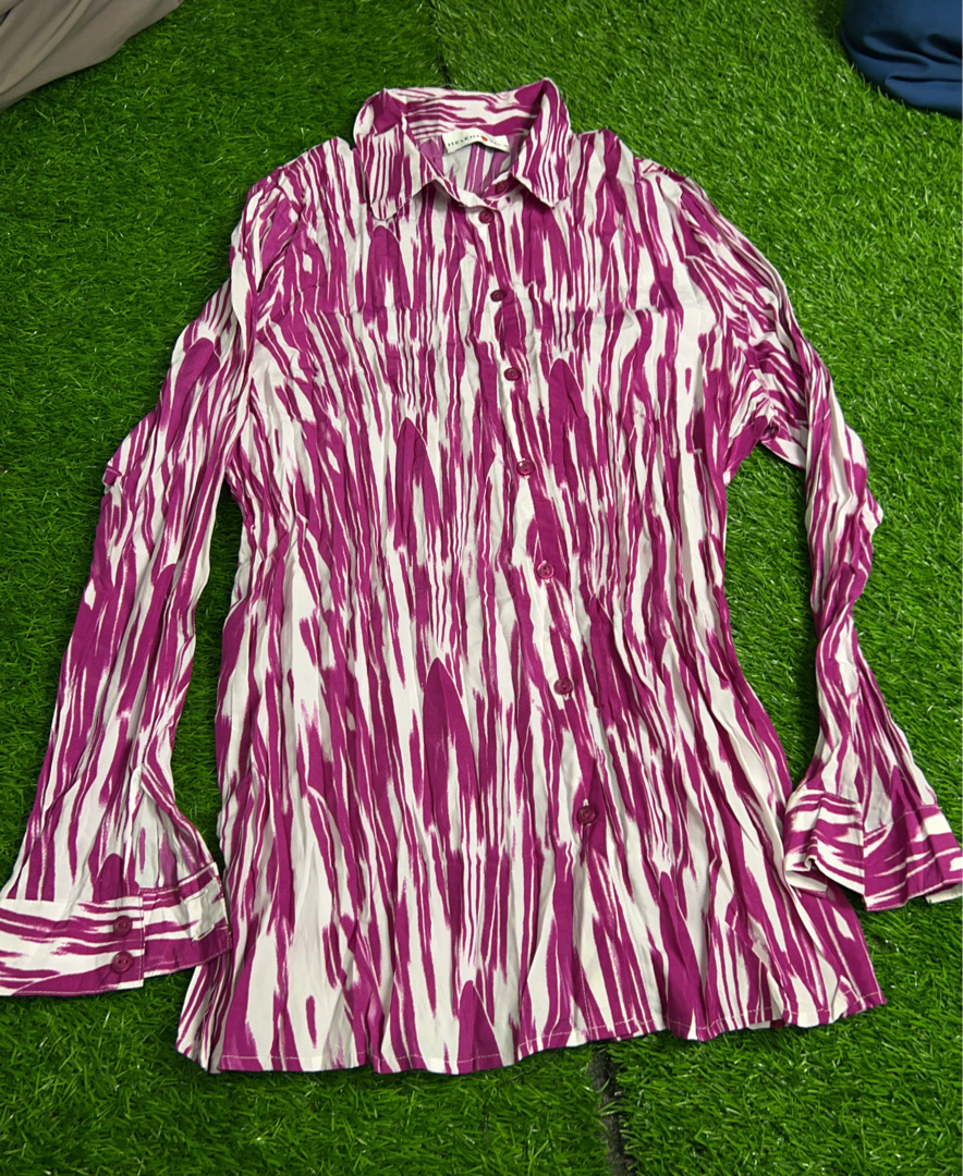 Helena Vera Printed Long Sleeve Blouse