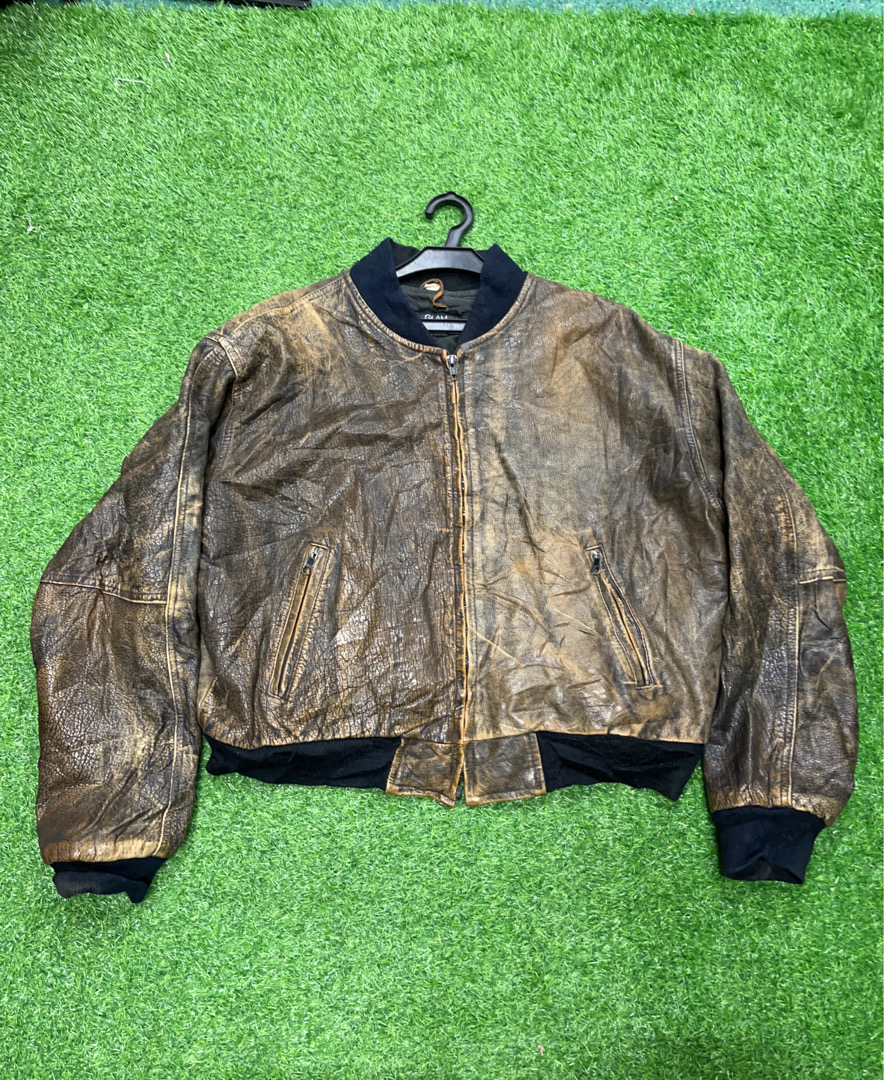 「GLAM 本物のレザージャケット」