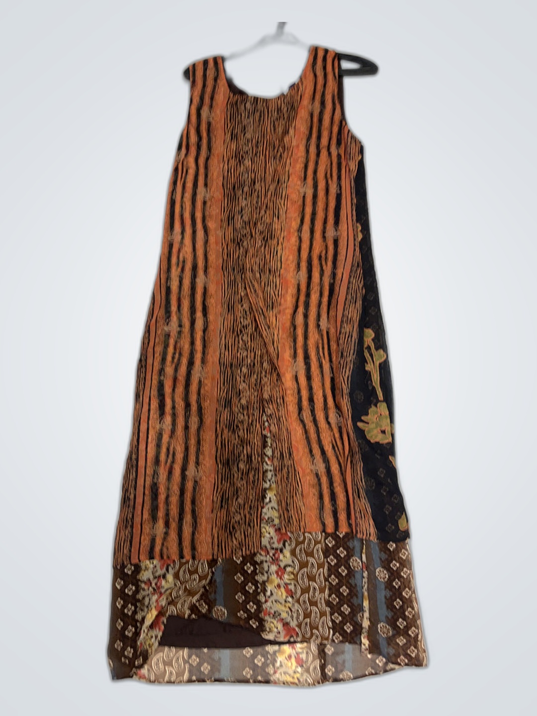 Bleu Bonheur Patchwork Dress