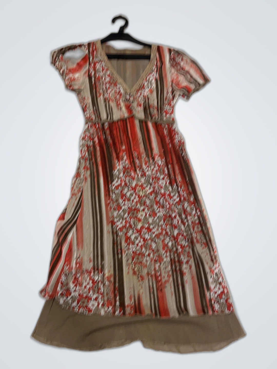 Robe à motif floral