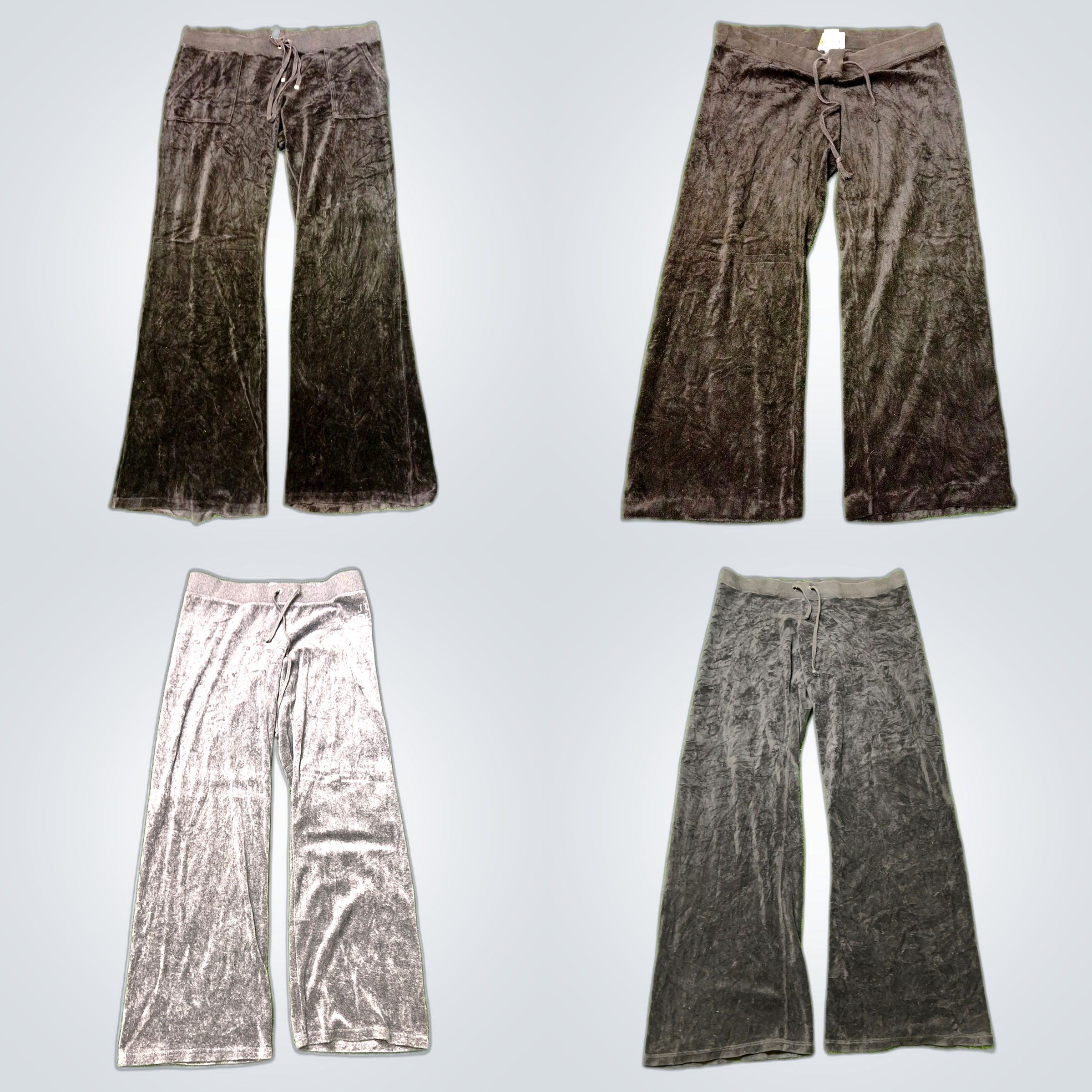 Velour Sweatpants Pant Bundle