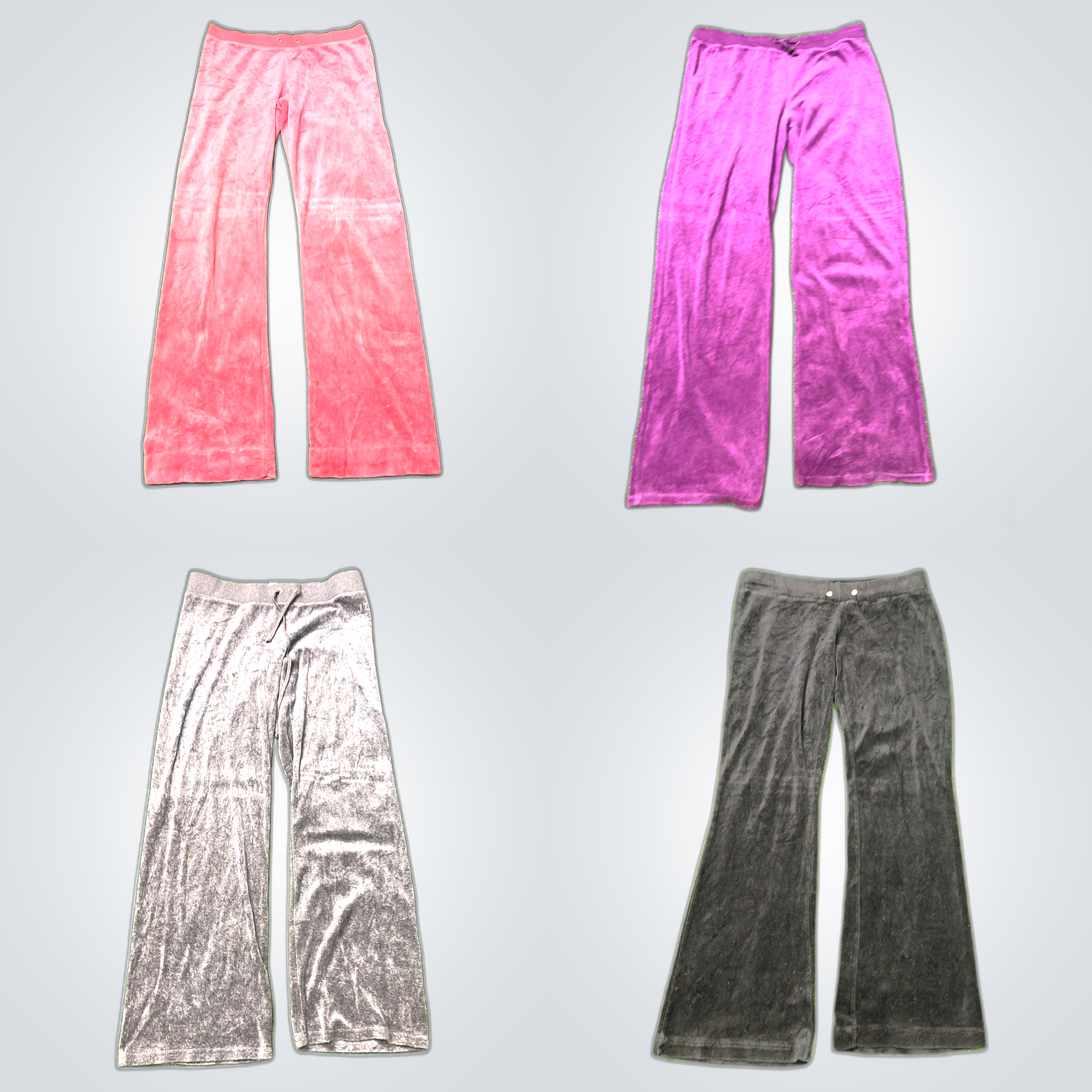 Velour Sweatpants Pant Bundle