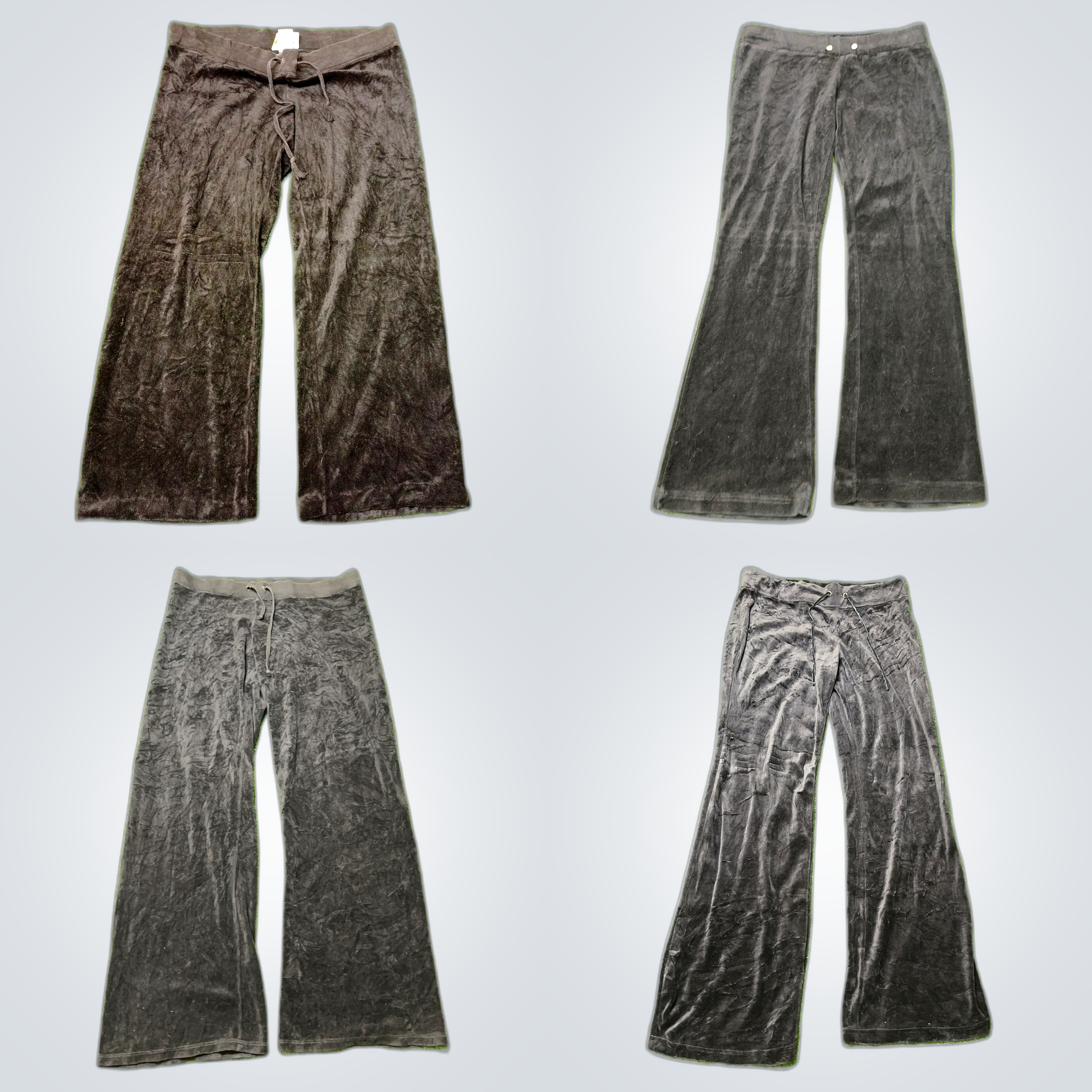 Velour Sweatpant Pant Bundle