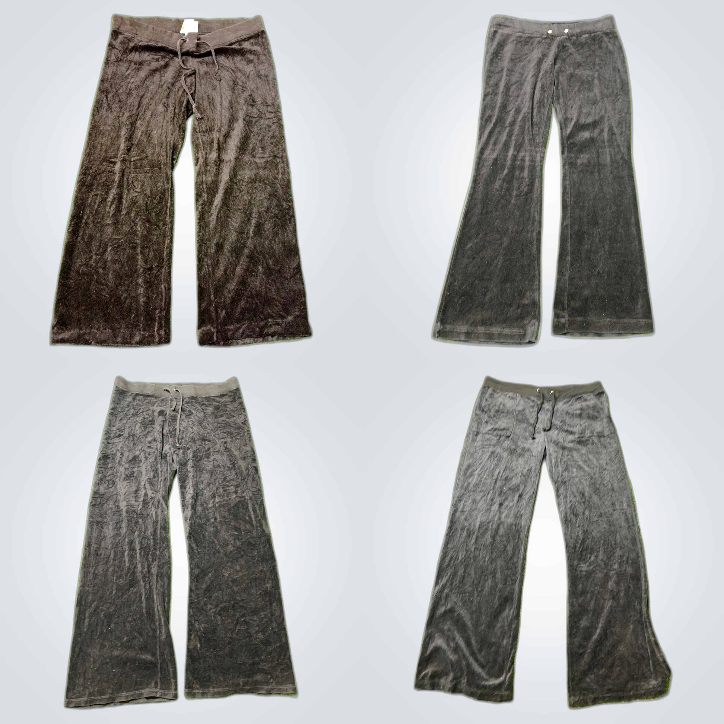 Velours- und Samthose