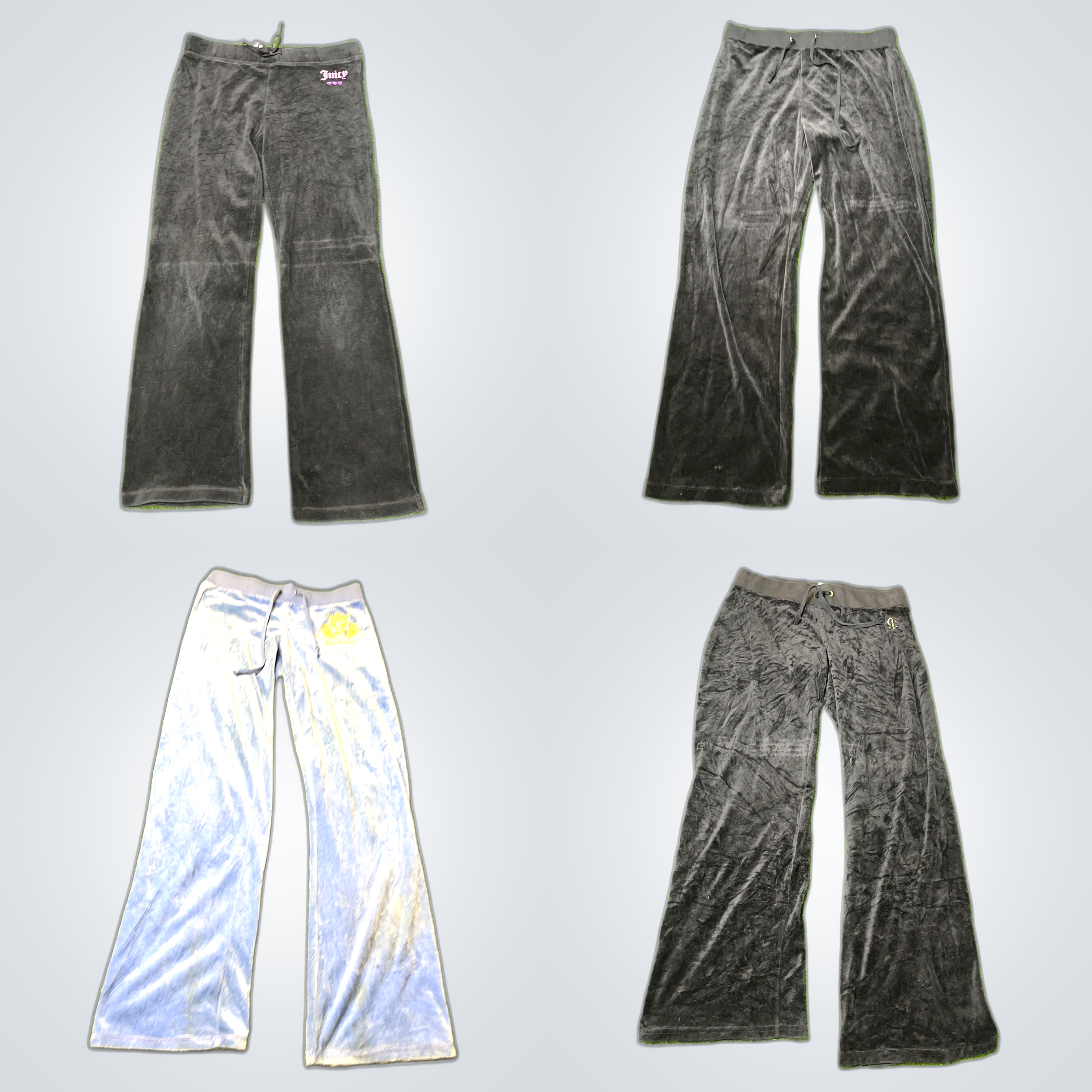 Juicy Couture & GUBLUES Velvet Sweatpant Bundle 6p..