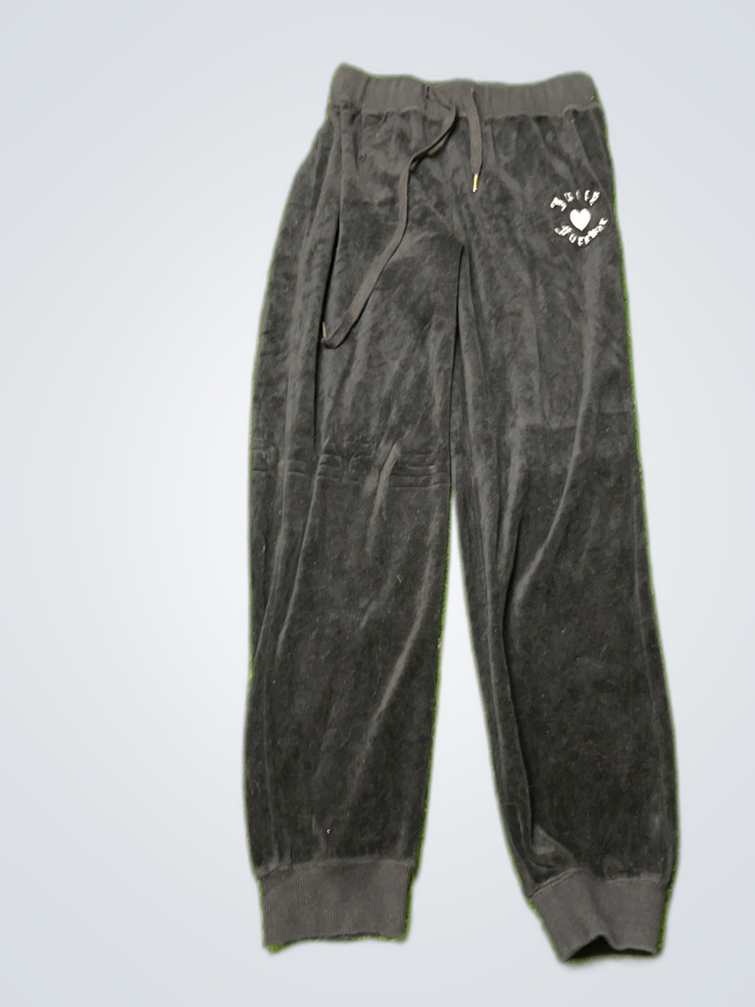 Juicy Couture Black Velour Sweatpants
