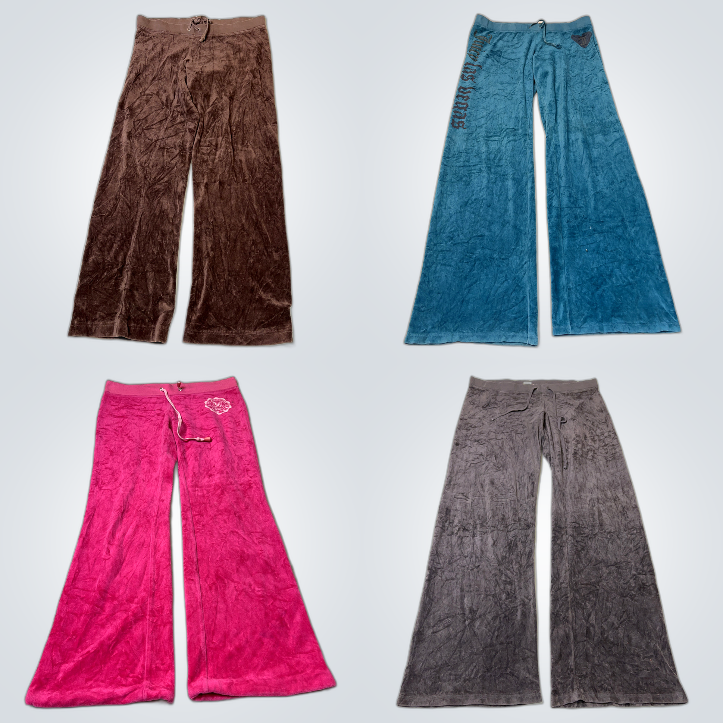 Juicy Couture Velour Sweatpant Bundle 10 Pc Lot Ve..