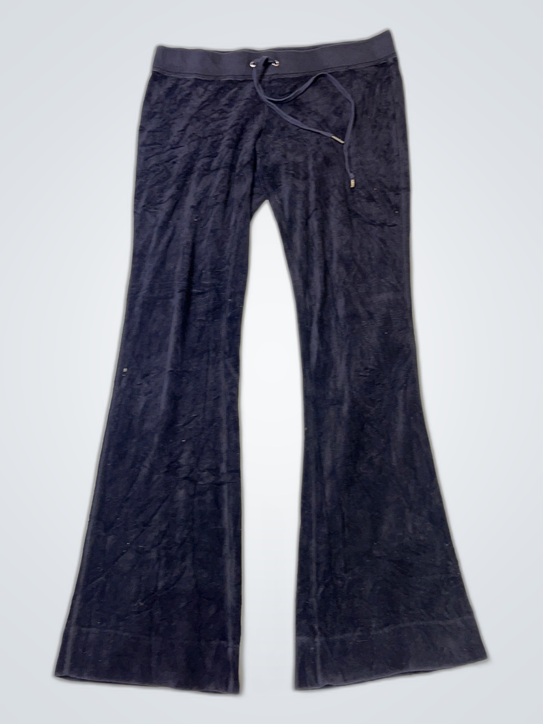 Juicy Couture Black Velour Flared Pants