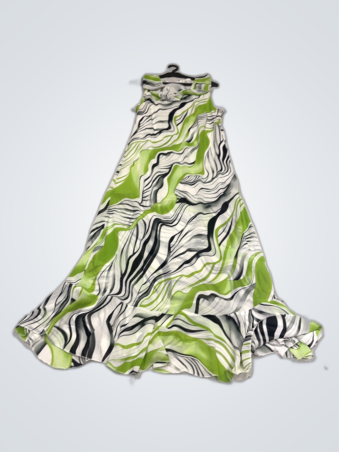 XIAGU brand green and black dress