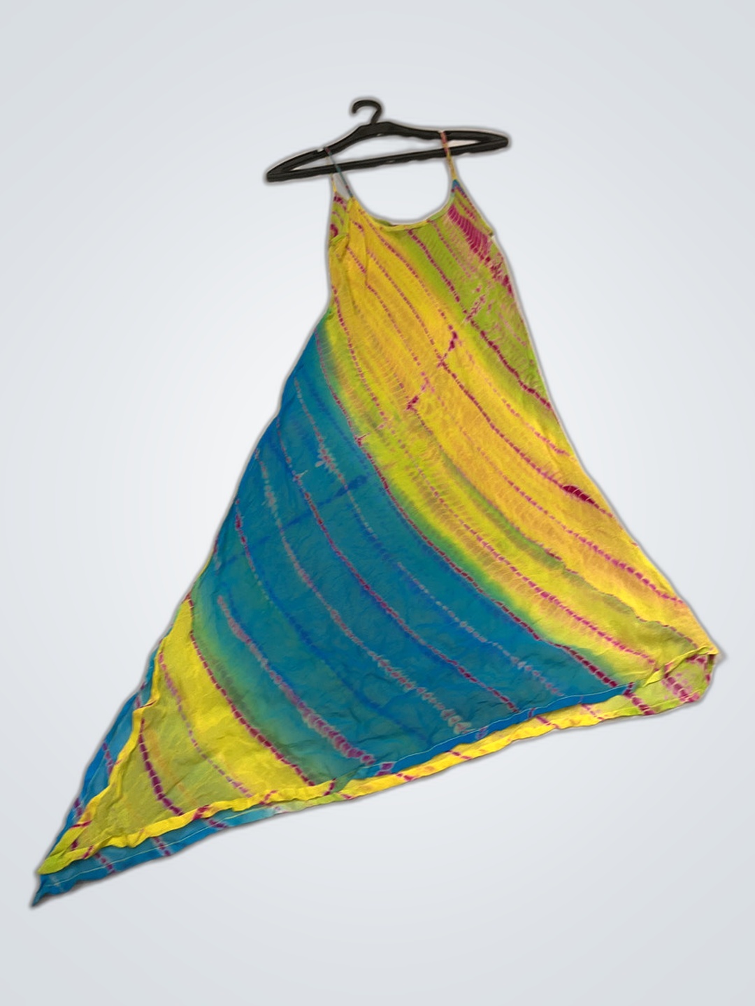 Tie-Dye Halter Neck Dress