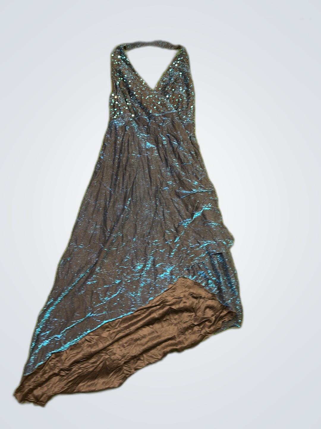 Blue Sequin Dress