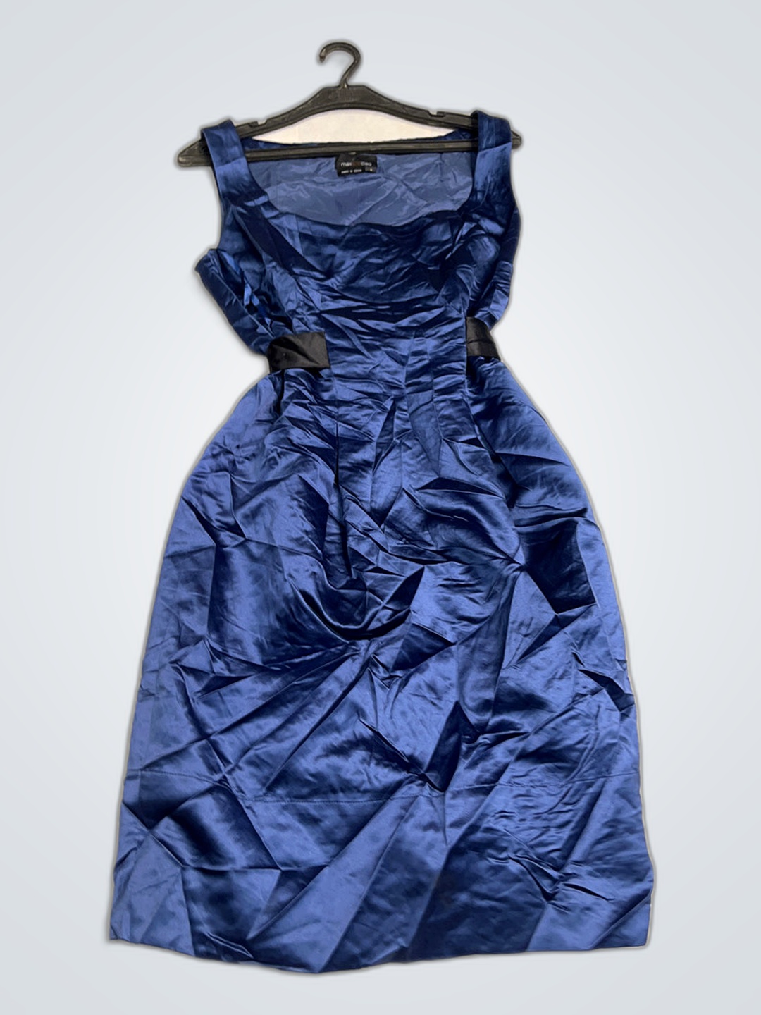 Vestido de Satin Azul