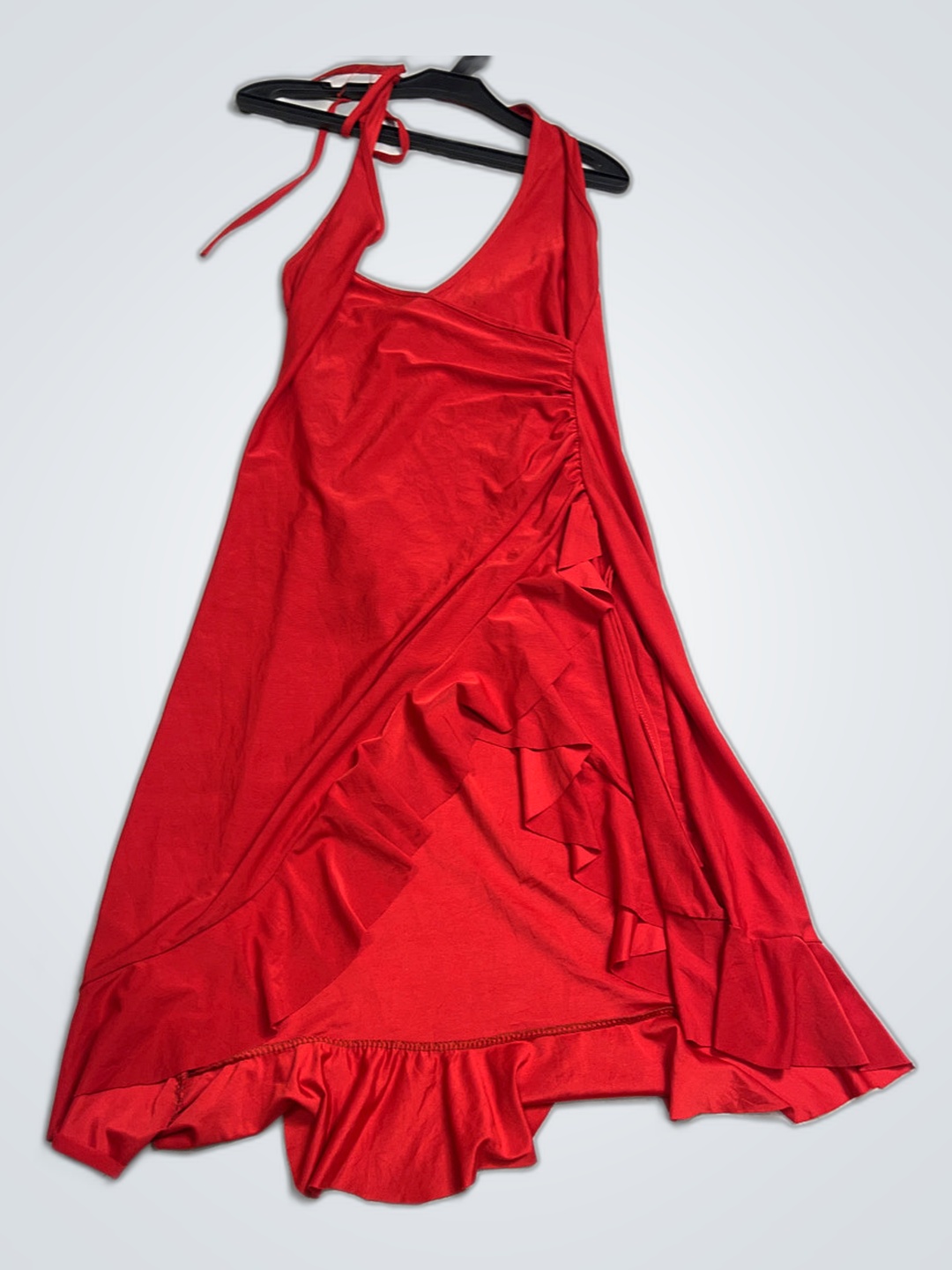 Red Halter Neck Dress