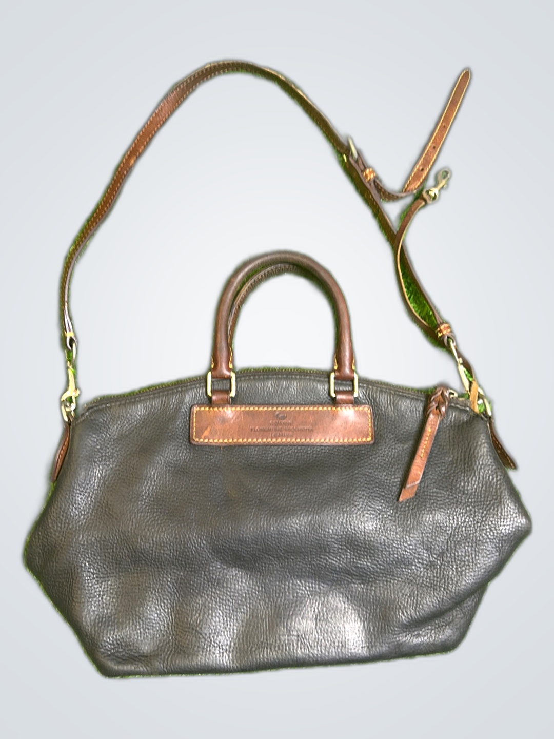 Dooney & Burke Florentine Vacchetta Leather Handba..