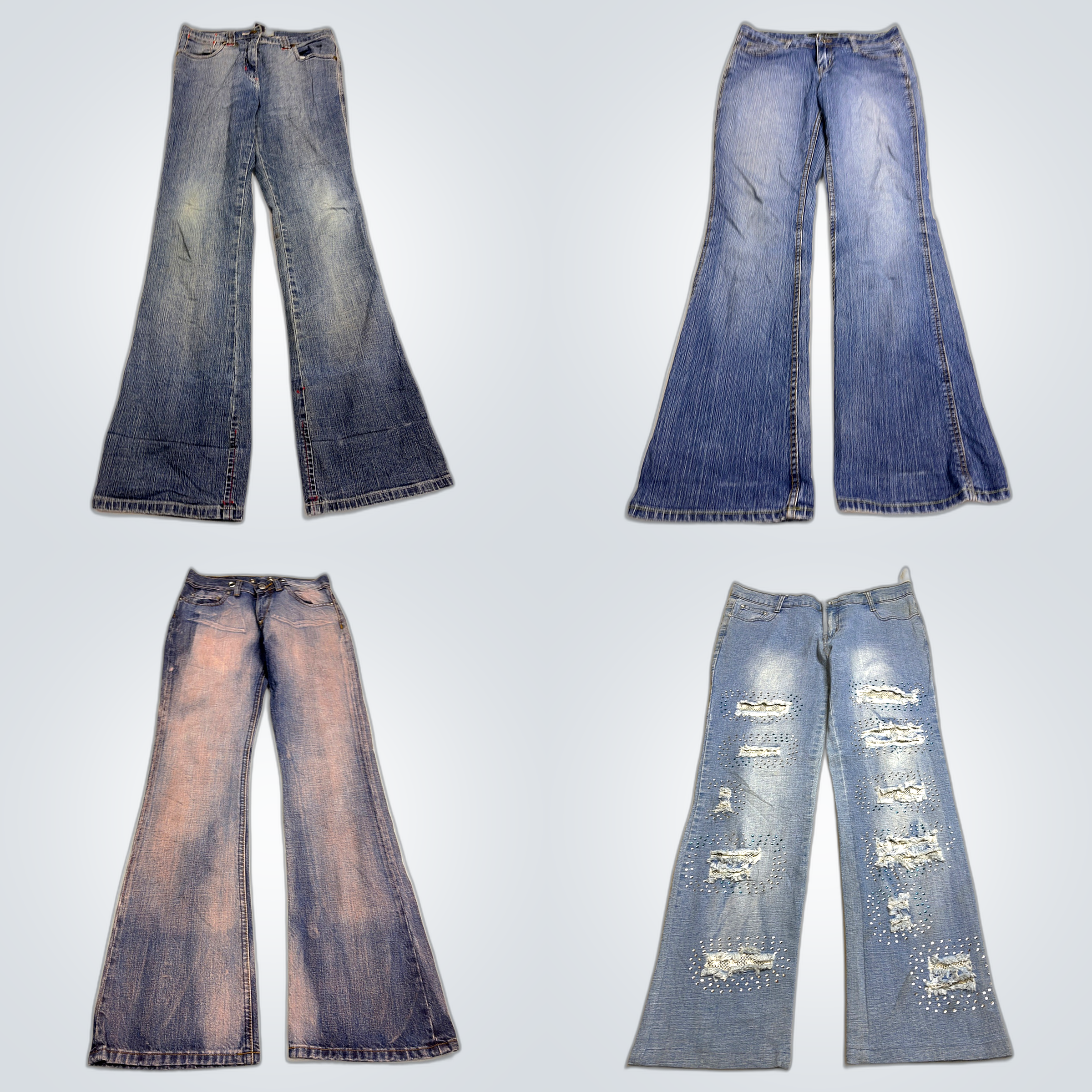 Safon & More Denim Bundle : 11 Pc Flare, Bootcut e..