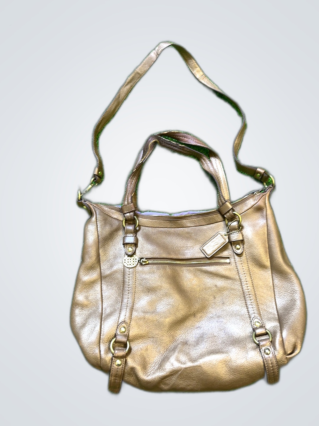 Sac à main en cuir marron