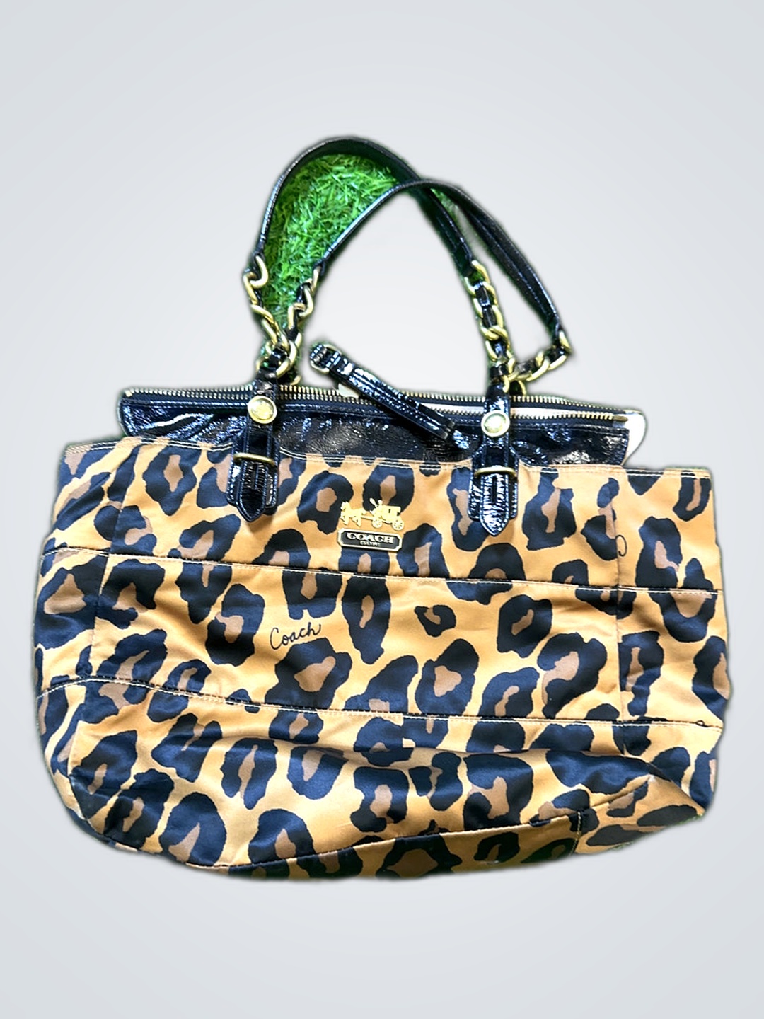 Sac à main en imprimé léopard Coach