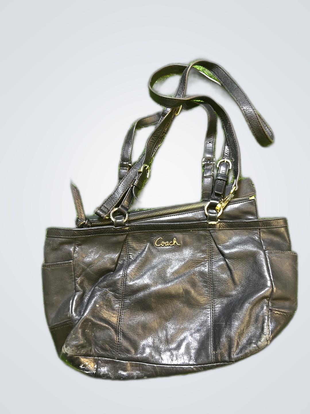 Coach Black Leather Handbag